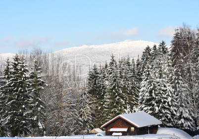 Kiesruck im Winter