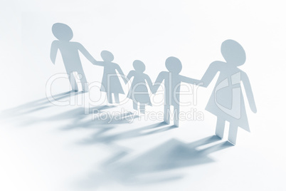 Single mother with four children