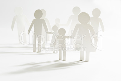 Group of people with children