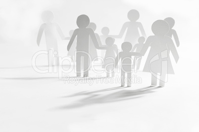 Group of people with children