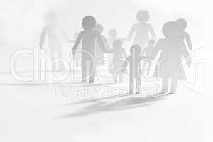 Group of people with children
