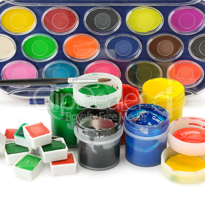 Set of paints