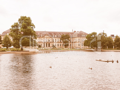 Gardens in Stuttgart Germany vintage