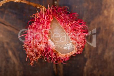 fresh rambutan fruits