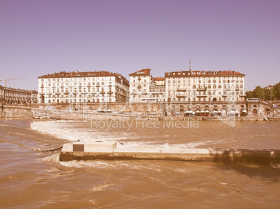 Piazza Vittorio, Turin vintage