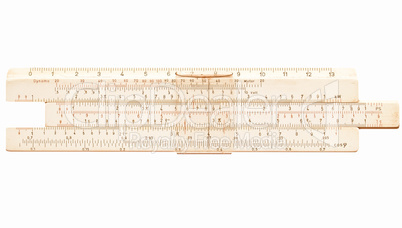 Slide ruler vintage
