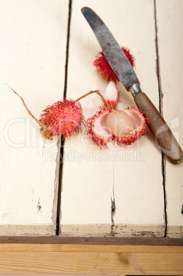 fresh rambutan fruits