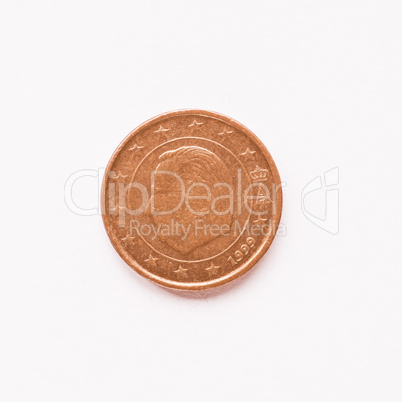 Belgian 1 cent coin vintage