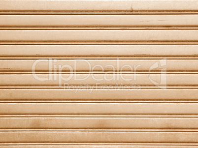 Retro looking Corrugated steel