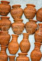 Souvenirs in the form of ware with the inscriptions wishing heal