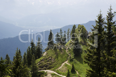Mountain panorama in Bavaria