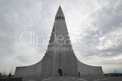 Church Hallgrimskirkja in Reykjavik, Iceland