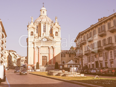 Church of San Bernardino meaning St Bernardine in Chieri vintage