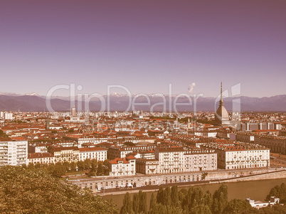 Turin view vintage