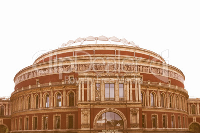 Royal Albert Hall, London vintage