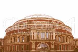 Royal Albert Hall, London vintage