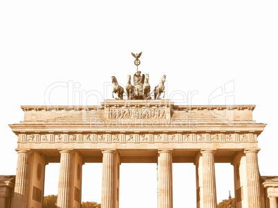 Brandenburger Tor, Berlin vintage