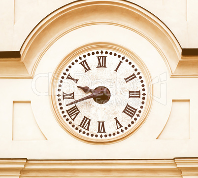 Old clock vintage