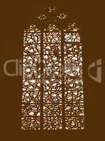 Gothic cathedral glass vintage
