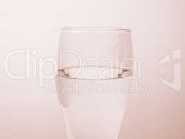 Glass of water vintage