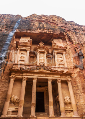 Al Khazneh - the treasury of Petra ancient city