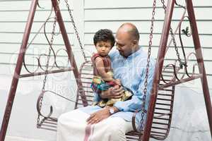 Indian father and daughter