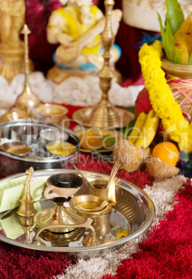 Traditional Indian Hindu religious ceremony