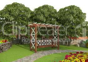 Design a garden plot