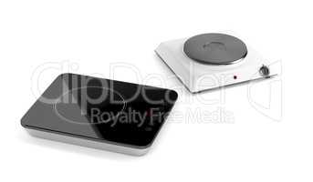 Hot plate and induction cooktop