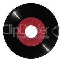 Red vinyl record