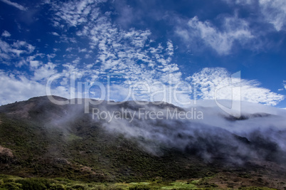 Northern California Landscape. Marin Headlands, Golden Gate National Recreation Area