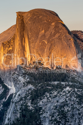 Half Dome, Sunset, Yosemite National Park, California