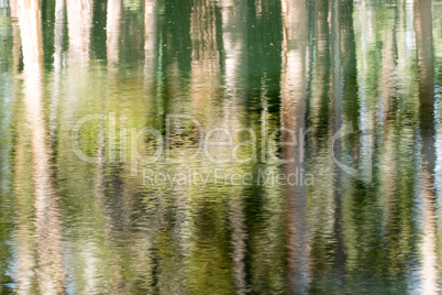 Water Reflections, Lukens Lake, Yosemite National Park, California. USA