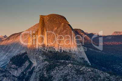 Half Dome, Sunset, Yosemite National Park, California