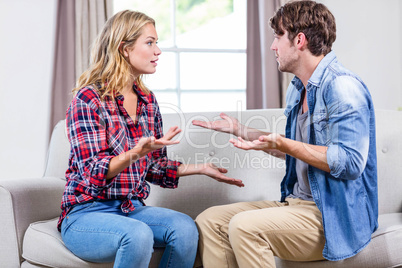 Couple having an argument