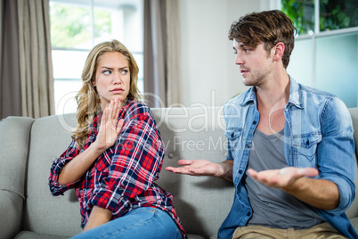 Couple having an argument