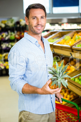 Man choosing his groceries