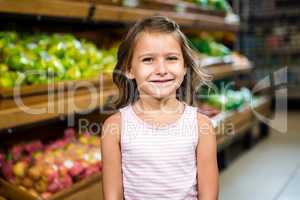 Portrait of smiling little girl