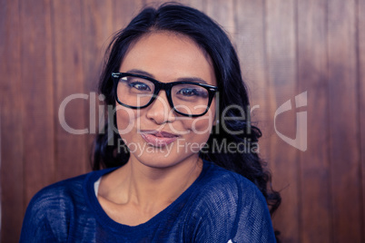 Asian woman posing for camera