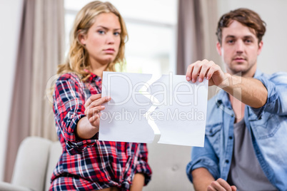 Couple having an argument