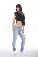 Model in Jeans