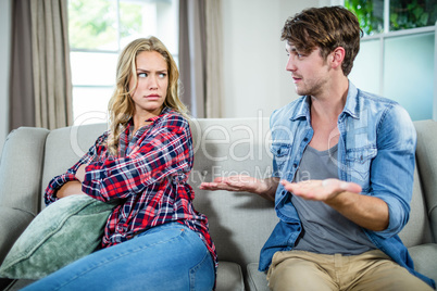 Couple having an argument