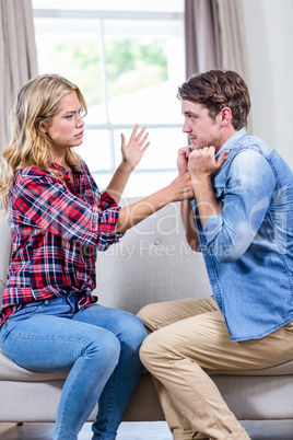 Couple having an argument