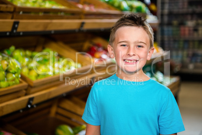Portrait of smiling little boy
