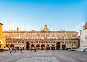 Piazza Maggiore in Bologna - Emilia Romagna - Italy