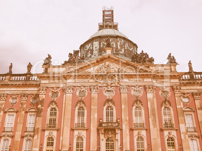 Neues Palais in Potsdam vintage
