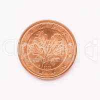 German 5 cent coin vintage