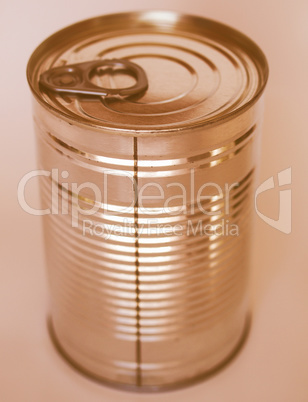 Tin can vintage