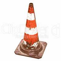Traffic cone vintage