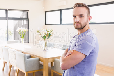 Handsome man with arms crossed